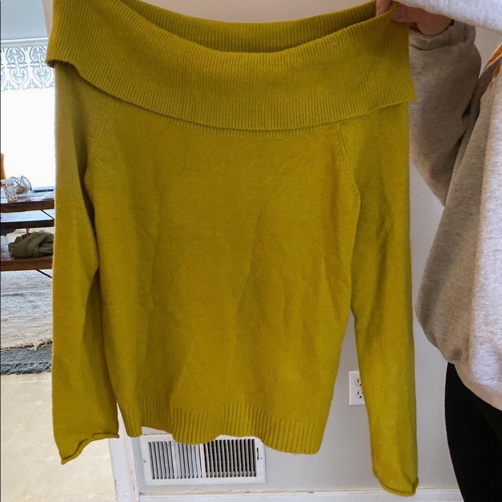 Anthropologie off the shoulder sweater NWOT